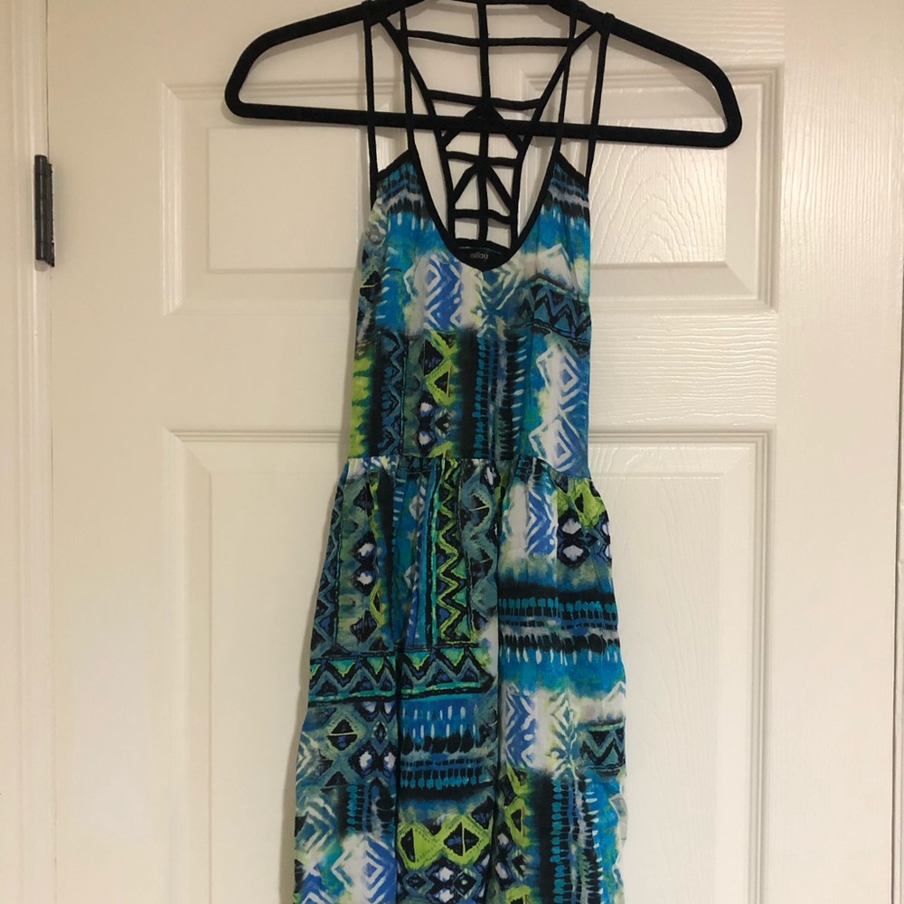Colorful Mini Aztec Dress